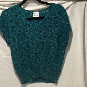 Women's Teal Crew Neck Sweater